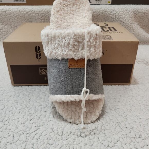 NEW REVITALIGN Women's Juniper Slipper Grey   size 9.5 - Picture 5 of 7